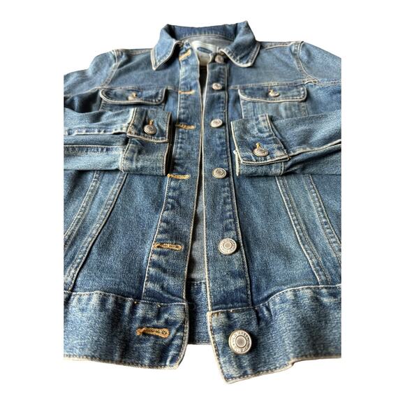 Vintage Y2K blue denim jacket Old Navy from spring 2003 size Small - Picture 2 of 13